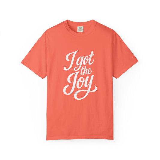 Joyful Unisex Garment-Dyed T-Shirt, Colorful Positive Vibe Tee, Perfect for Casual Wear, Gifts for Friends, Summer Celebrations, [...]