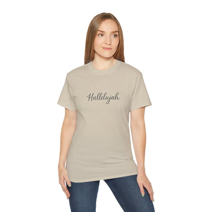 Hallelujah Unisex Ultra Cotton Tee - Casual Graphic Shirt, Faith-Based Apparel, Gifts for Christian Friends, Spring Fashion, [...]