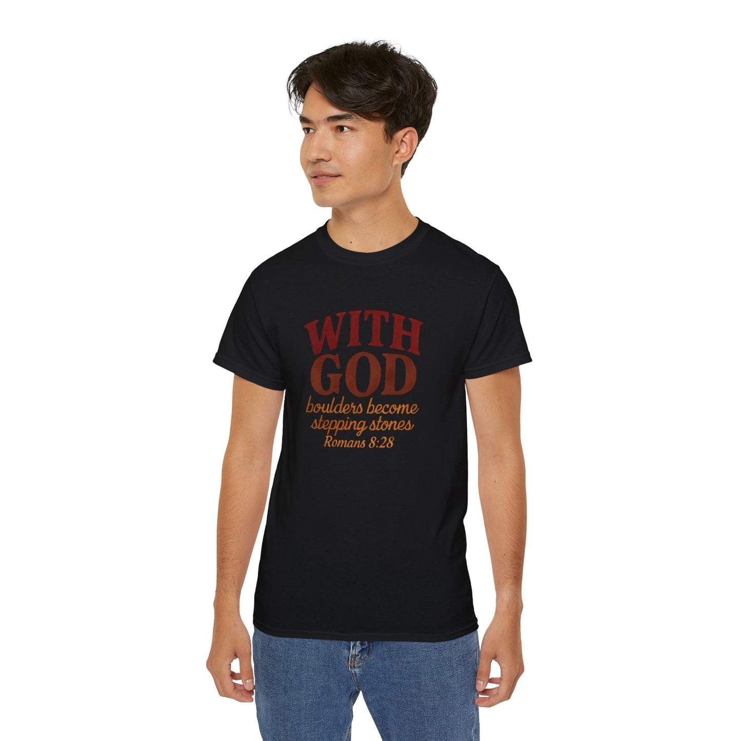 Faith-Inspired Unisex Tee, Inspirational T-Shirt, Spiritual Gift, Bible Verse Apparel, Christian Clothing, Everyday Wear
