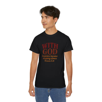 Faith-Inspired Unisex Tee, Inspirational T-Shirt, Spiritual Gift, Bible Verse Apparel, Christian Clothing, Everyday Wear