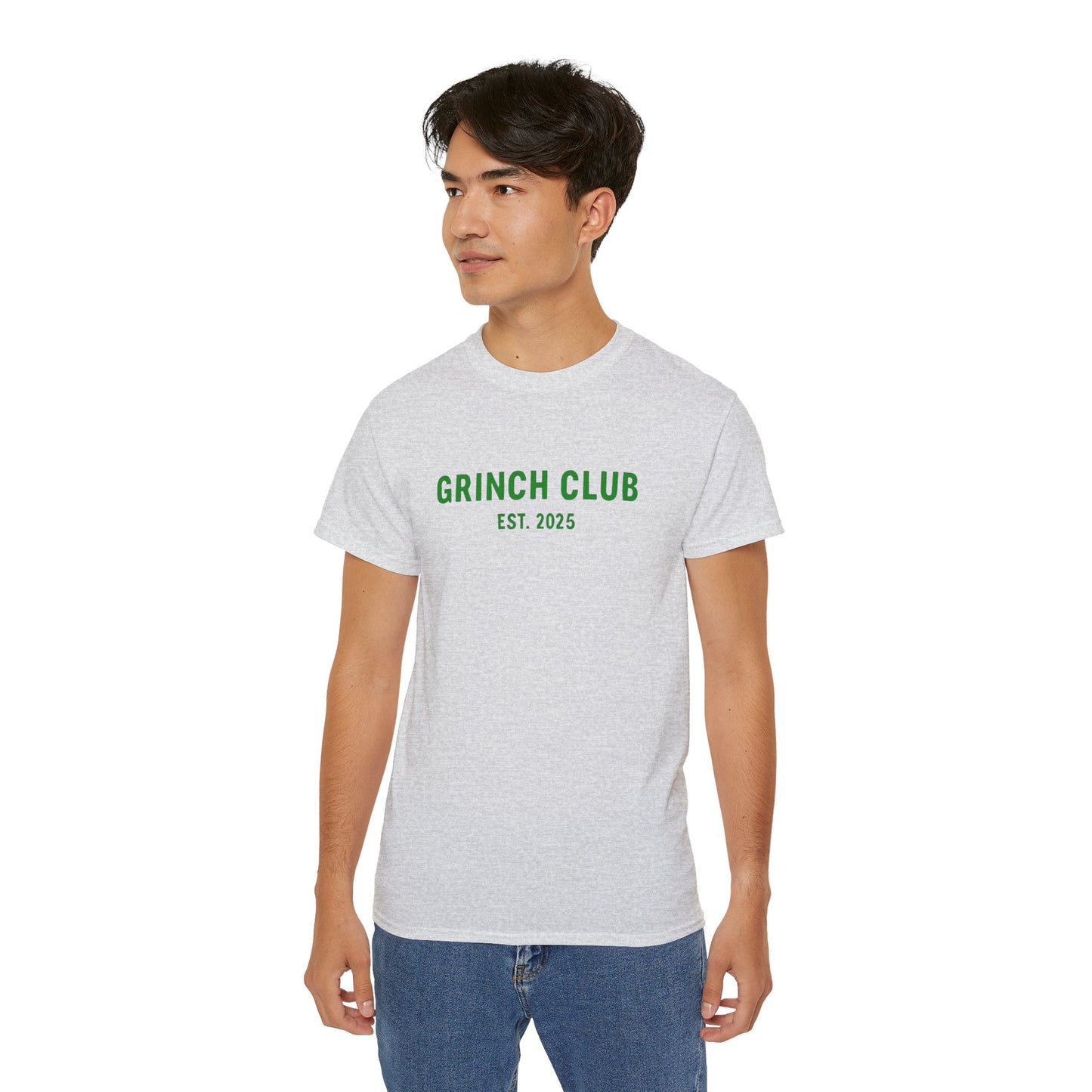 Grinch Club Tee — 'Grinch Club EST. 2025' Christmas Graphic T-Shirt