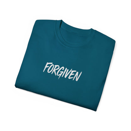 Forgiven Unisex Ultra Cotton Tee - Empowering Message Shirt, Spiritual Gift, Casual Wear, Motivational Tee, Unique Present