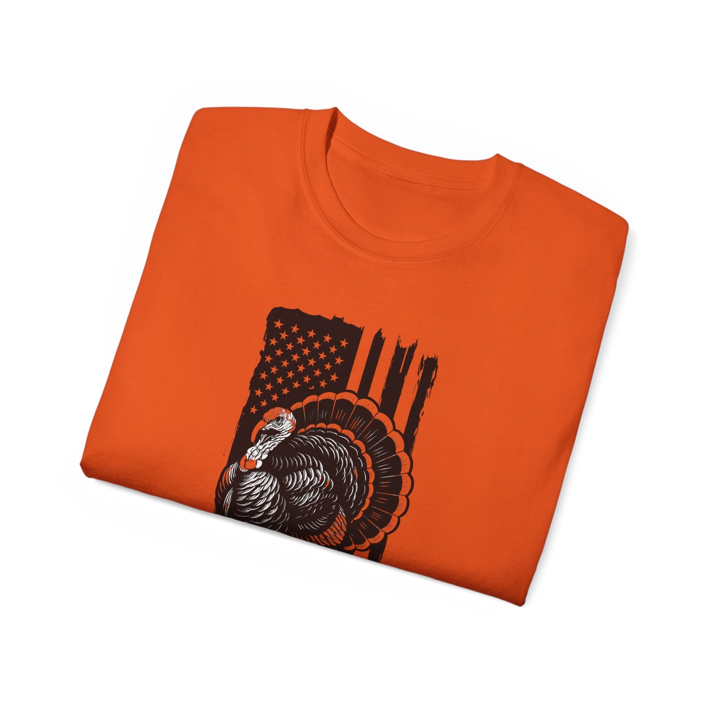 Thanksgiving Turkey Graphic Tee, Unisex Cotton T-Shirt for Holidays, Fall Wear, Family Gatherings, Thanksgiving Celebration, Casual Everyday