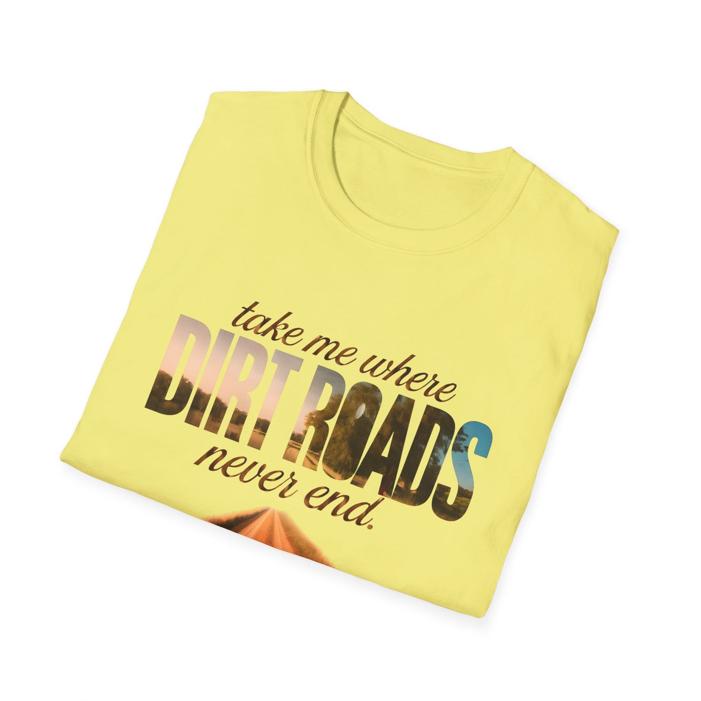 Adventurous Dirt Roads T-Shirt, Travel Tee, Outdoor Enthusiast Gift, Camping Shirt, Adventure Wear, Road Trip Apparel