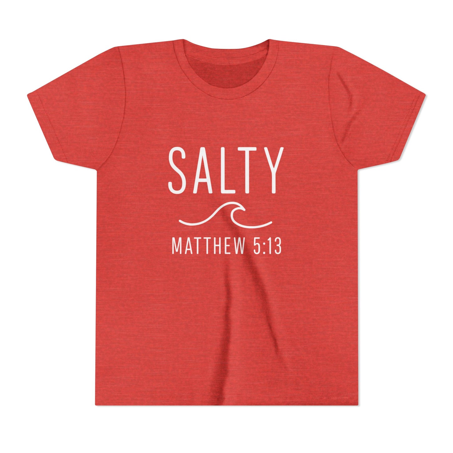 Salty Youth Tee - Spiritual, Fun, Summer Vibe, Perfect for Beach Days, Gifts, and Faith Celebrations