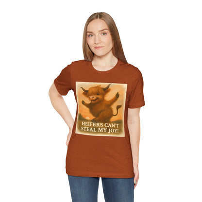 Joyful Heifer Unisex Tee - Perfect for Cow Lovers, Farm Life, Everyday Wear, Gifts, and Celebrations!