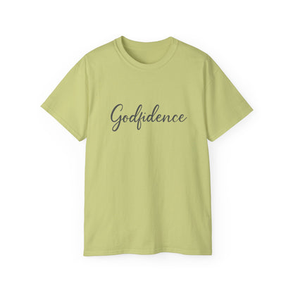 Godfidence Unisex Ultra Cotton Tee - Inspirational T-Shirt, Motivational Gift, Faith Apparel, Spiritual Wear, Casual Top