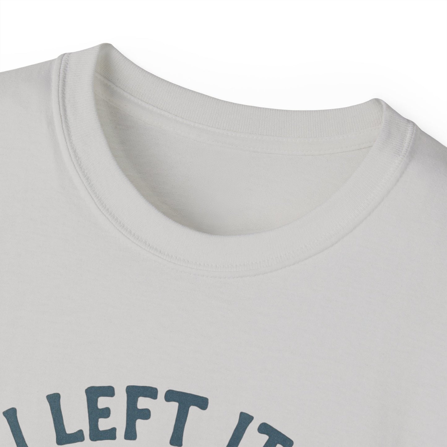 Inspirational Christian T-Shirt, I Left It in the Water Tee, Faith-Based Apparel, Unisex Cotton Top, Gift for Believers, Spiritual Wear