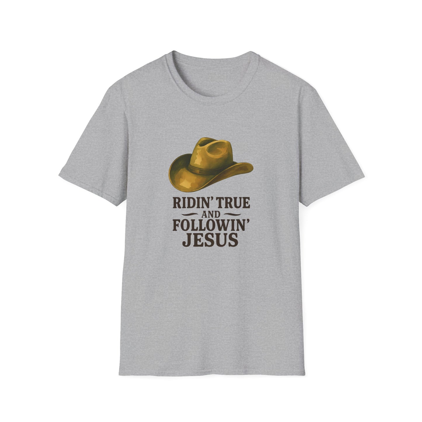 Faith-Inspired Cowboy T-Shirt | Unisex Tee for Country Lovers | Perfect for Casual Outings, Church Events, and Gifts