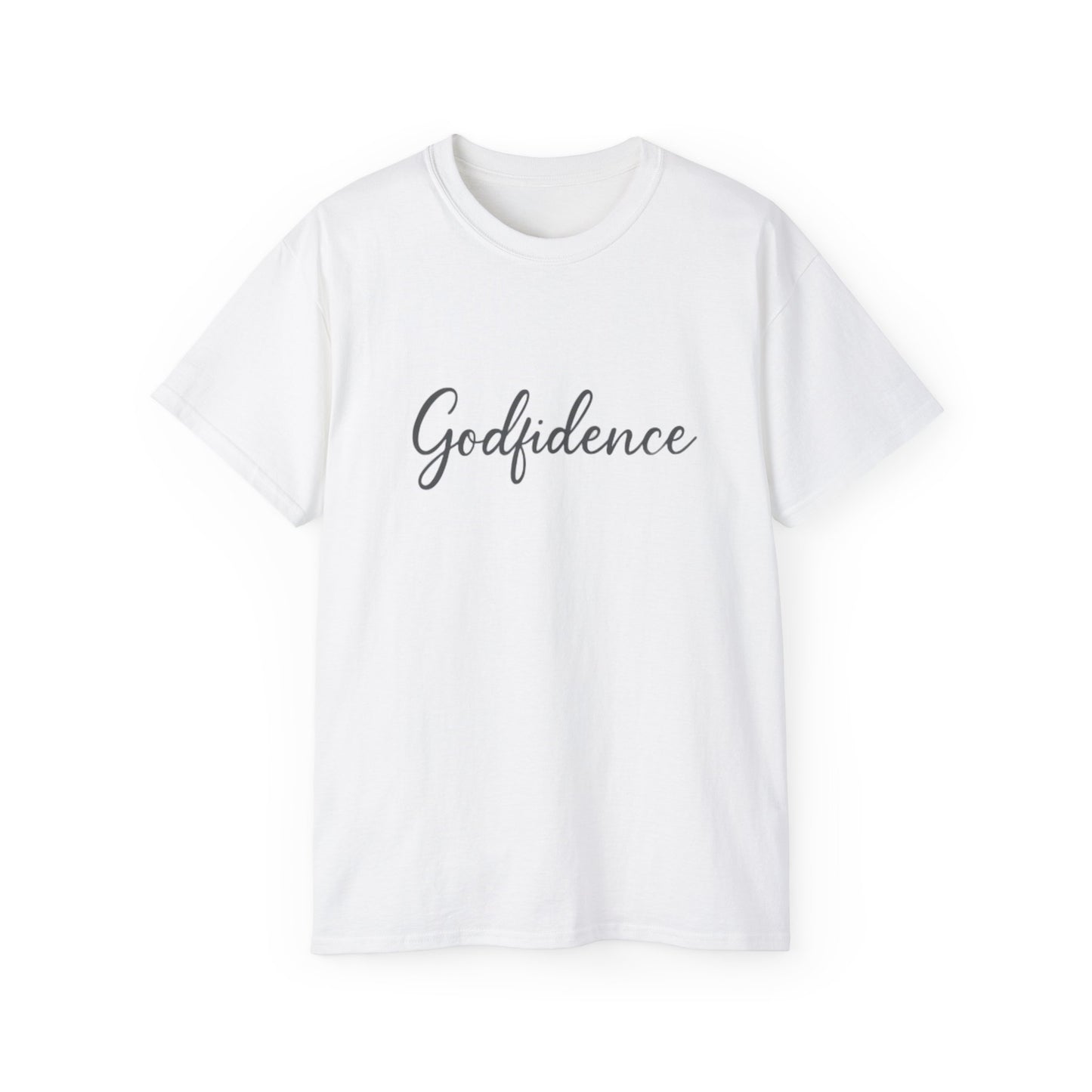 Godfidence Unisex Ultra Cotton Tee - Inspirational T-Shirt, Motivational Gift, Faith Apparel, Spiritual Wear, Casual Top