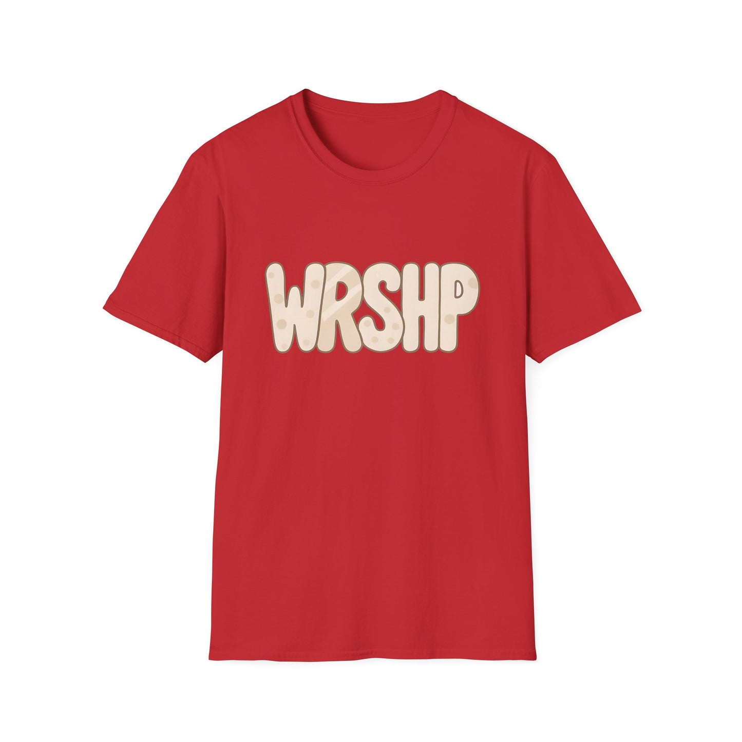 Stylish WRSHp Unisex Softstyle T-Shirt, Casual Tee, Graphic Shirt, Faith-Based Wear, Gift for Friends, Everyday Style