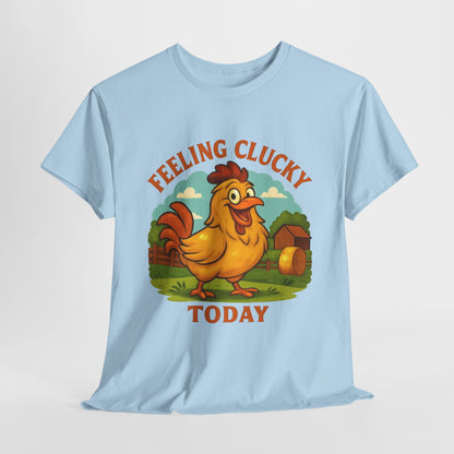 Feeling Clucky Tee, Cute Chicken Graphic Shirt, Funny Farm Animal T-Shirt, Gifts for Chicken Lovers, Casual Humor Apparel, Spring [...]