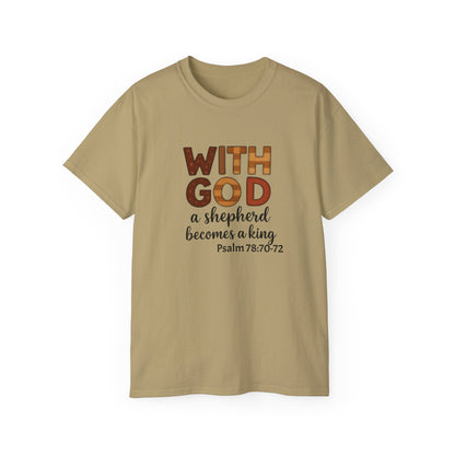 Christian Inspirational Tee, Faith Shirt, Bible Verse T-Shirt, Motivational Cotton Top, Gift for Believers, Unisex Casual Wear