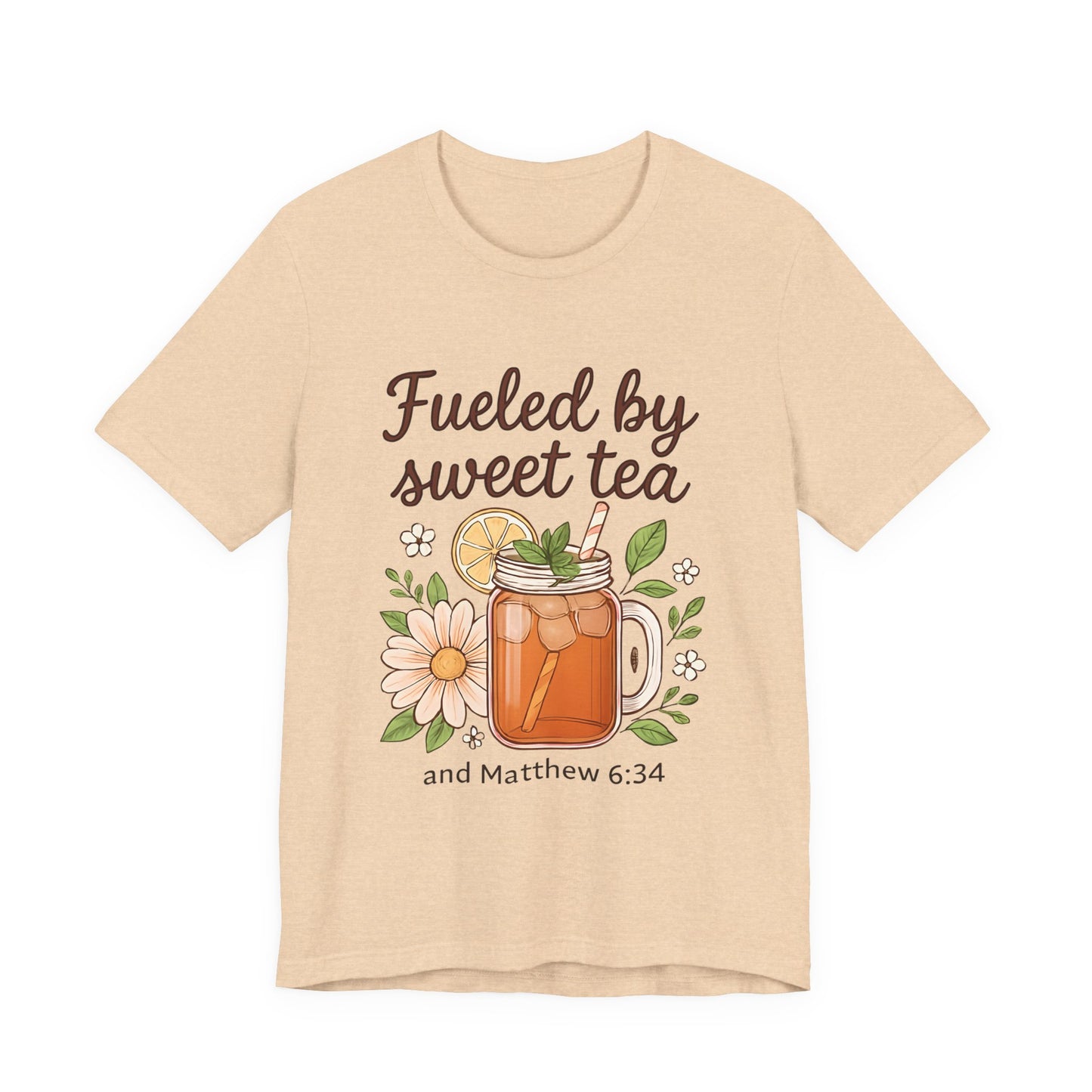 Sweet Tea Inspired Unisex Tee | Perfect for Summer Gatherings, Gifts for Tea Lovers, Relaxed Style, Casual Wear, Bible Verse Shirt