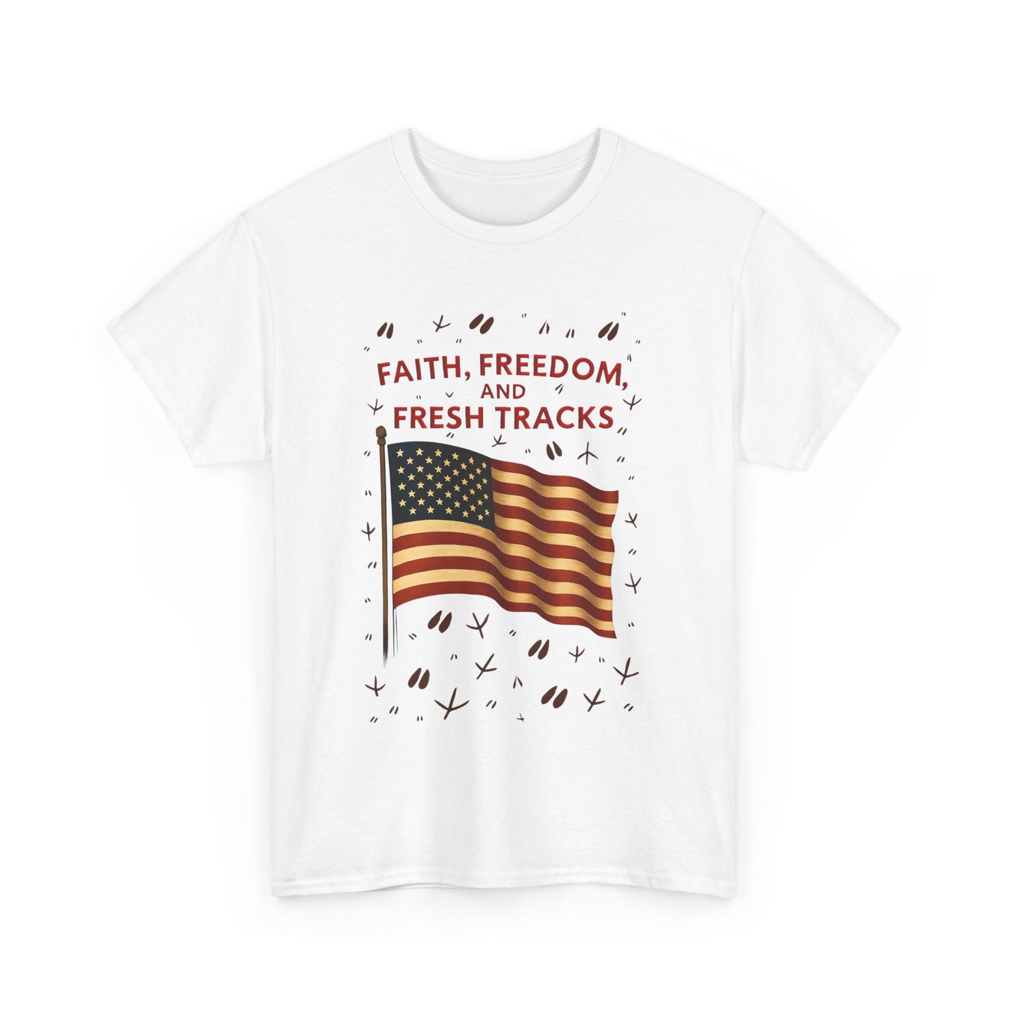 Patriotic Freedom Tee | Unisex Heavy Cotton T-Shirt, Independence Day Wear, Gift for Patriots, Summer Casual Top, American Spirit Apparel