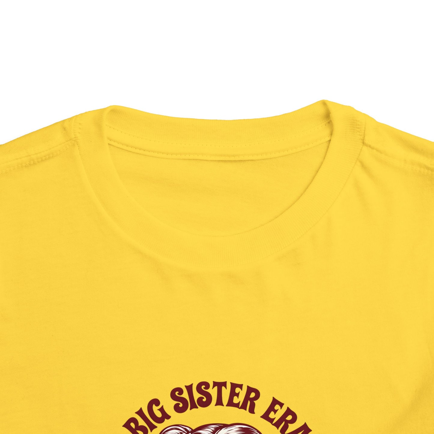 Cute Toddler Short Sleeve Tee - Big Sister Era Shirt for Proud Siblings, Birthday Gift, Family Gatherings, Fun Summer Wear, Toddler Outfit