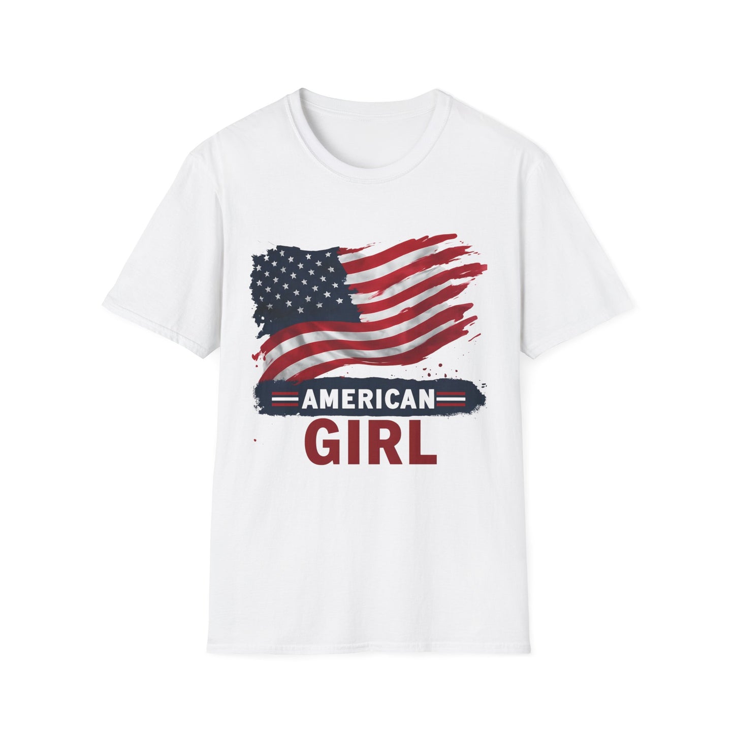 Patriotic Unisex T-Shirt with American Flag Design - Perfect for Independence Day, Memorial Day, Summer Picnics, Casual Wear, Gifts