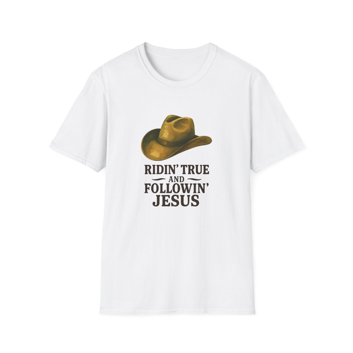 Faith-Inspired Cowboy T-Shirt | Unisex Tee for Country Lovers | Perfect for Casual Outings, Church Events, and Gifts