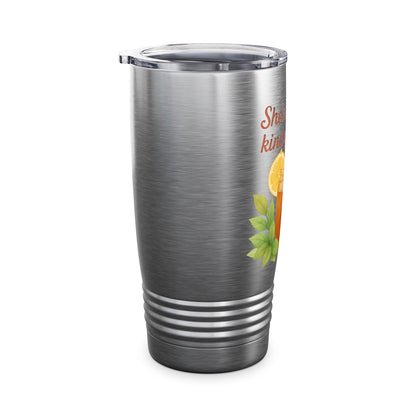 Sassy Sweet Tumbler | 20oz Insulated Travel Mug, Gifts for Tea Lovers, Fun Kitchenware, Quirky Drinkware, Summer Essentials