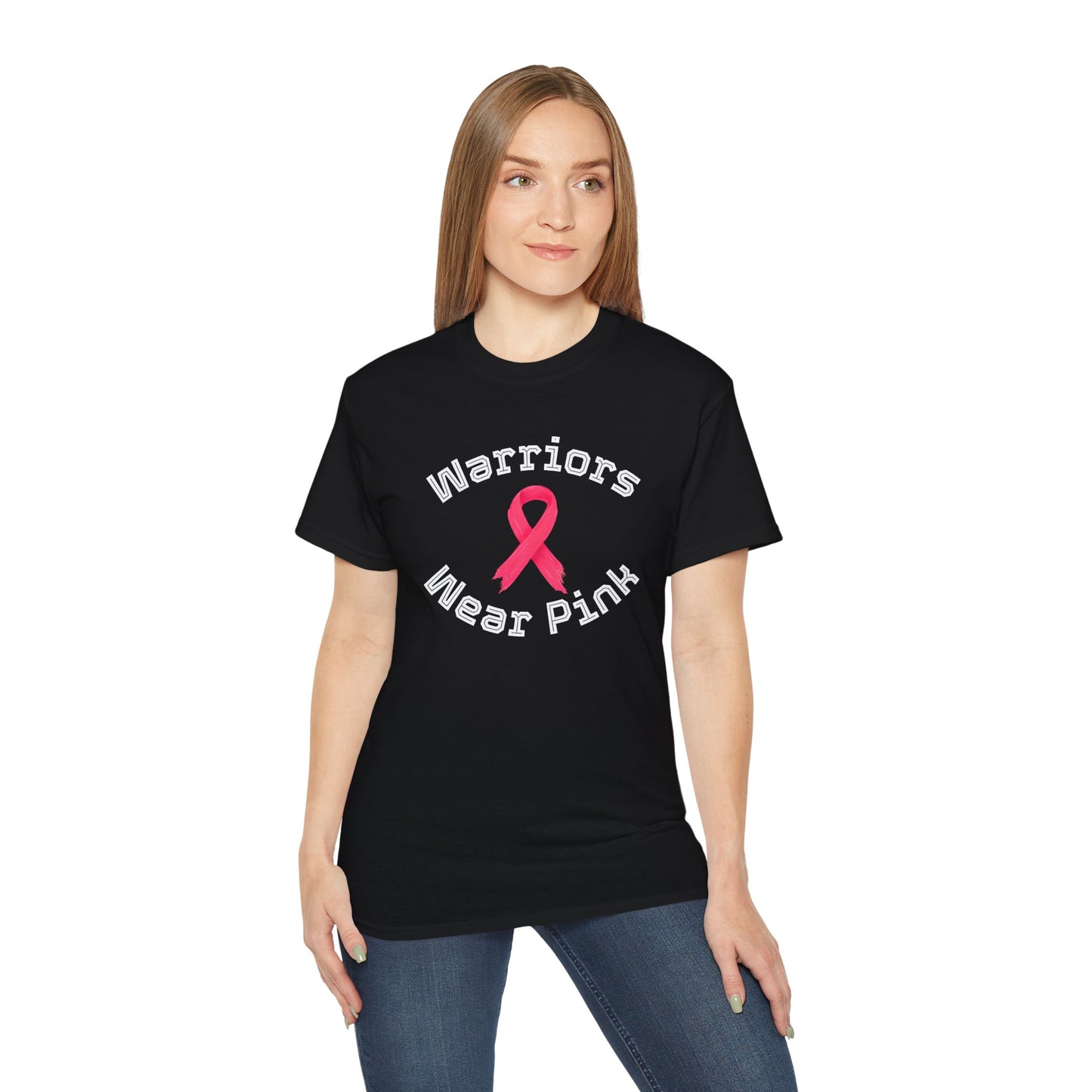 Warriors Wear Pink T-Shirt | Unisex Cotton Tee for Awareness Events, Breast Cancer Fundraiser, Support, Gifts, Everyday Wear