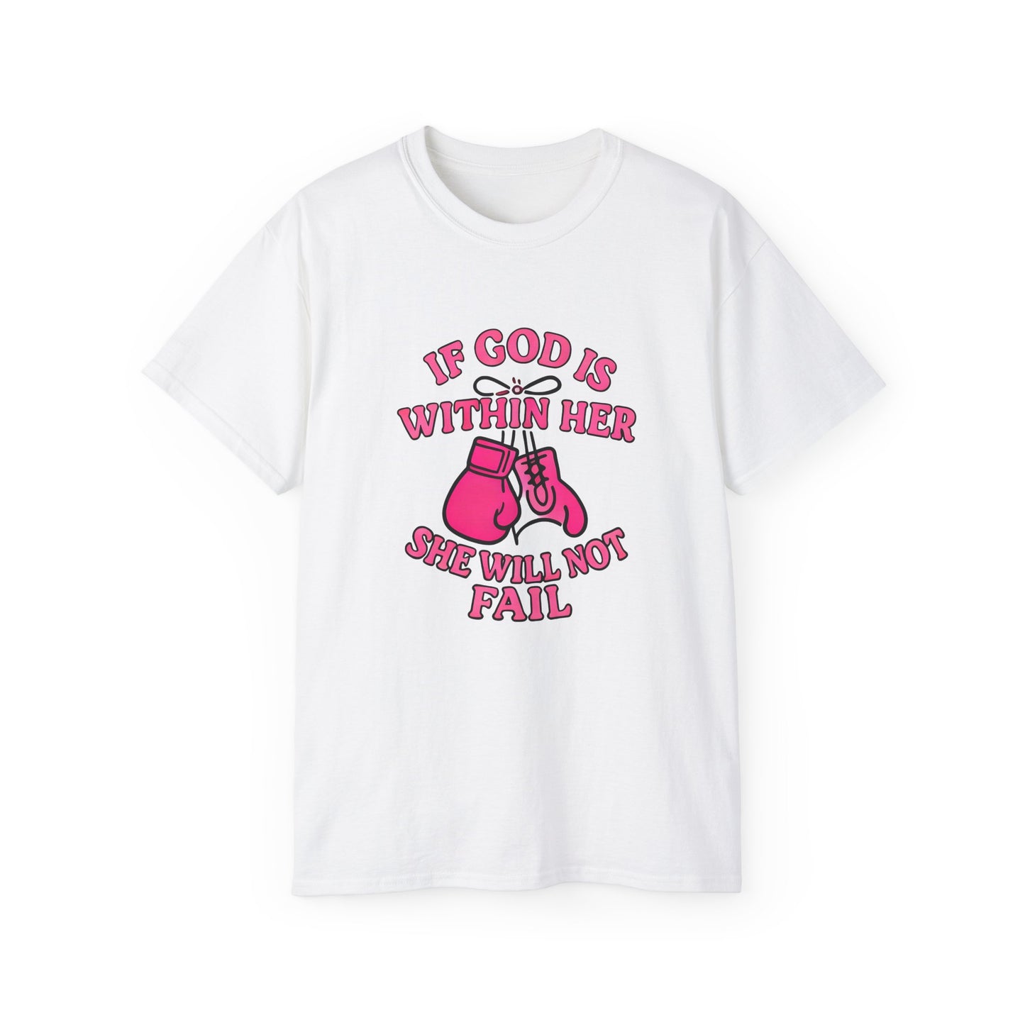 Empowering Boxing Quote Tee, Inspirational Unisex Shirt, Motivational Gift, Fitness Apparel, Women's Empowerment T-shirt