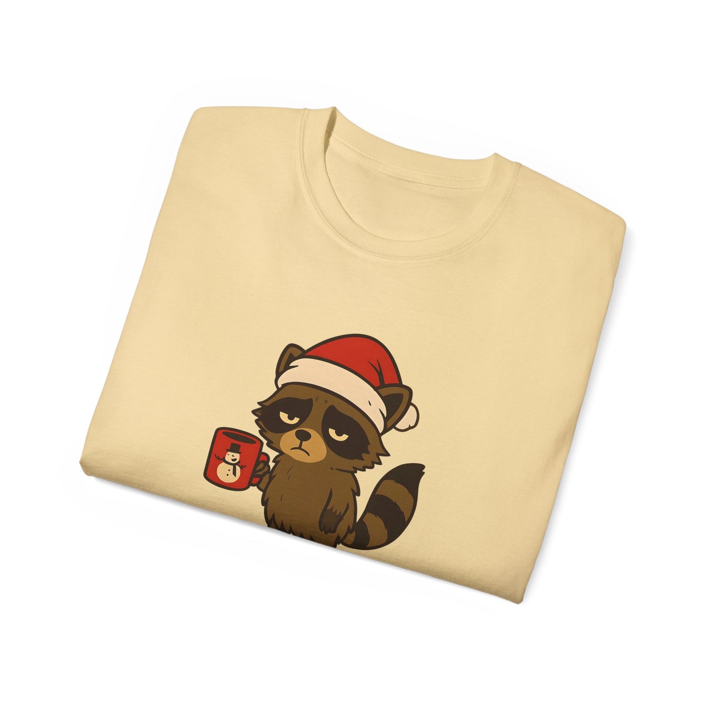Christmas Raccoon Tee — "Probably just going to jingle part of the way" Holiday T-Shirt