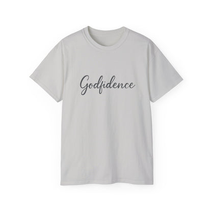 Godfidence Unisex Ultra Cotton Tee - Inspirational T-Shirt, Motivational Gift, Faith Apparel, Spiritual Wear, Casual Top