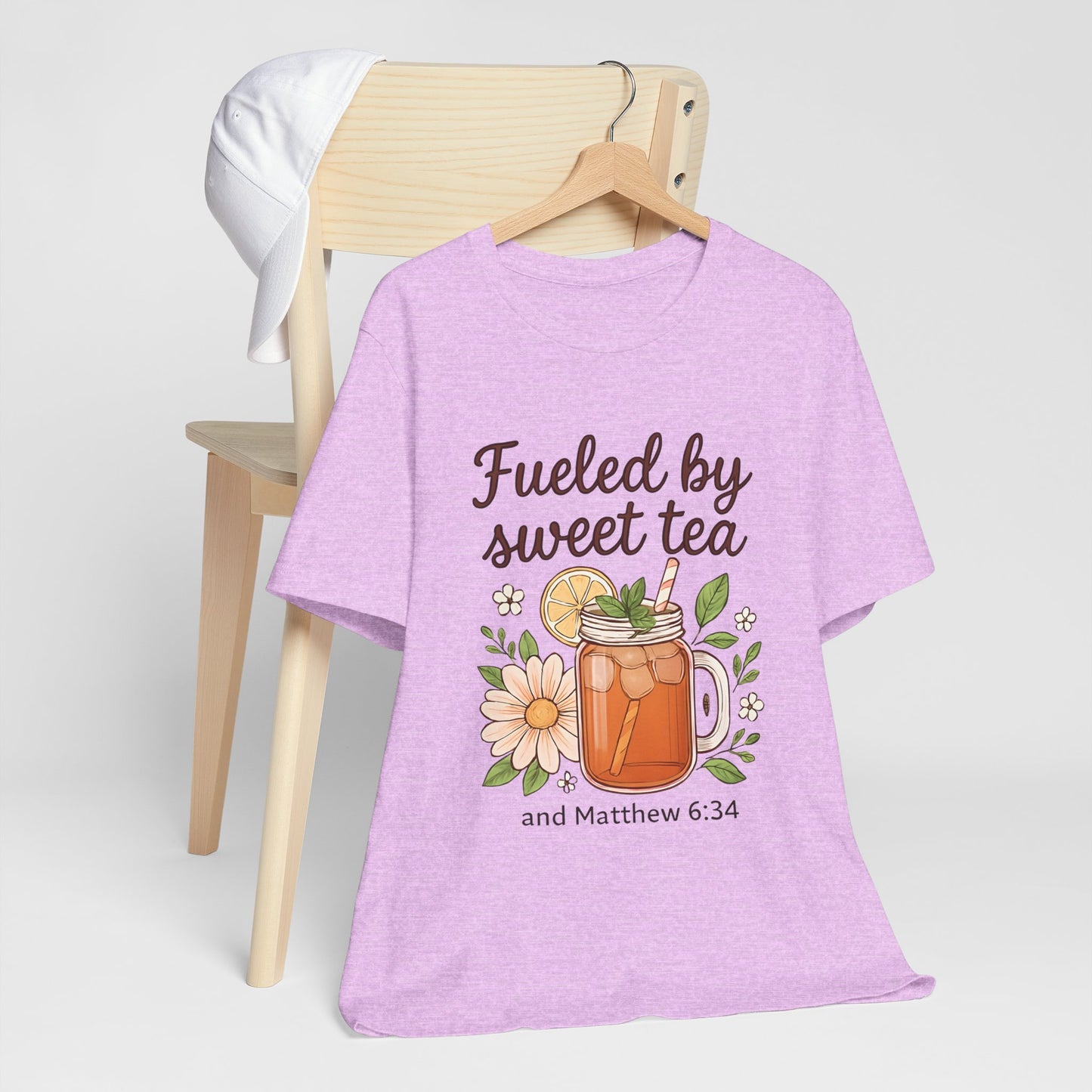 Sweet Tea Inspired Unisex Tee | Perfect for Summer Gatherings, Gifts for Tea Lovers, Relaxed Style, Casual Wear, Bible Verse Shirt