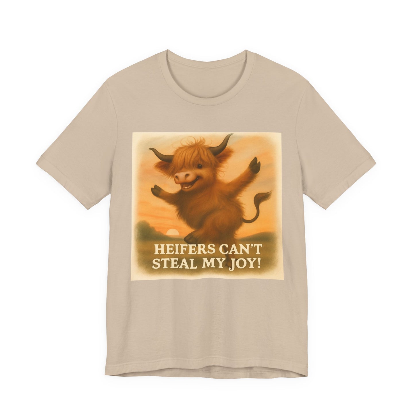 Joyful Heifer Unisex Tee - Perfect for Cow Lovers, Farm Life, Everyday Wear, Gifts, and Celebrations!