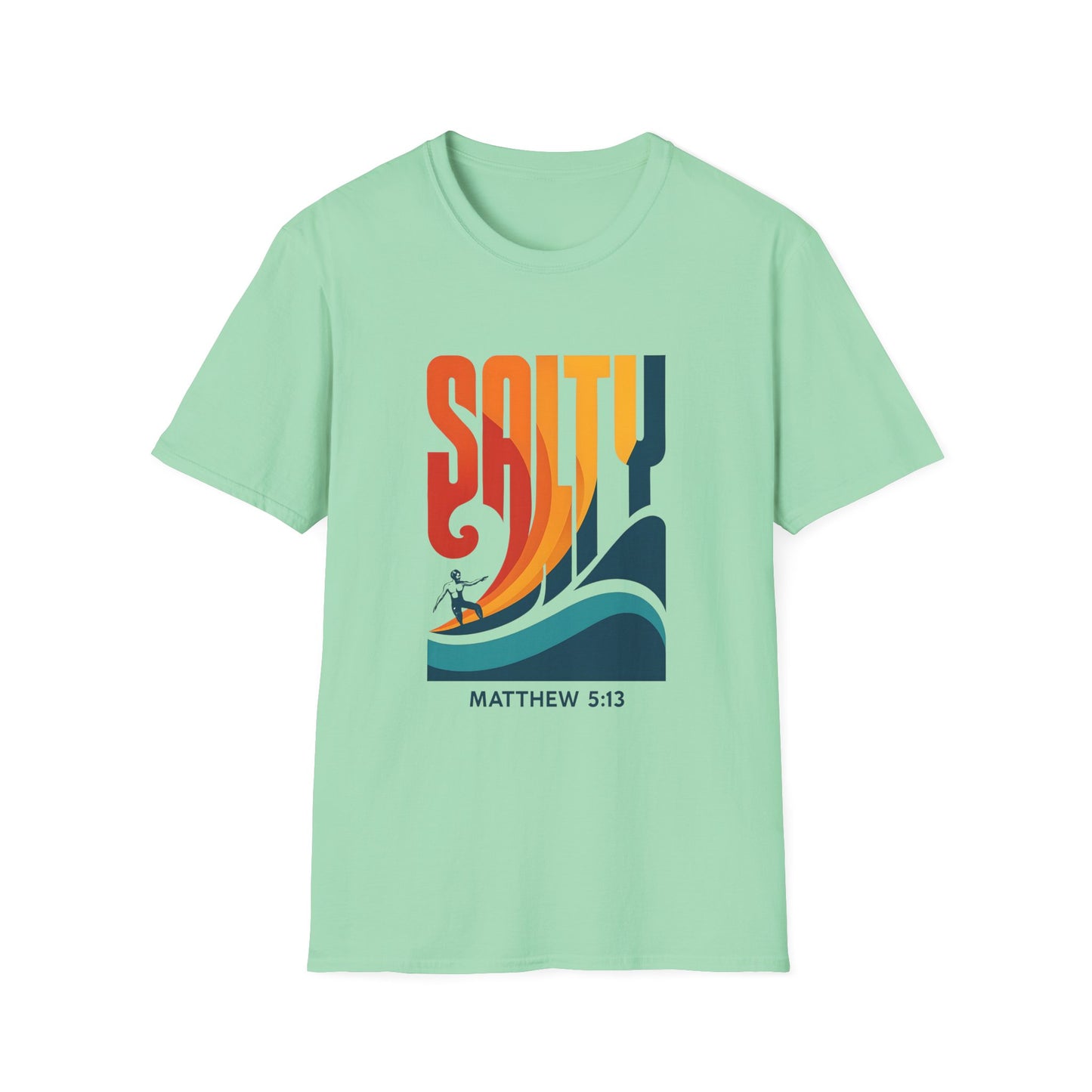 Salty Graphic Unisex T-Shirt, Comfortable Casual Wear, Beach Vibe Shirt, Christian Gift, Summer Outfit