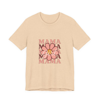 Chic Mama Graphic Tee, Floral Shirt for Moms, Mother's Day Gift, Casual Wear, Trendy Outfit, Birthday Present