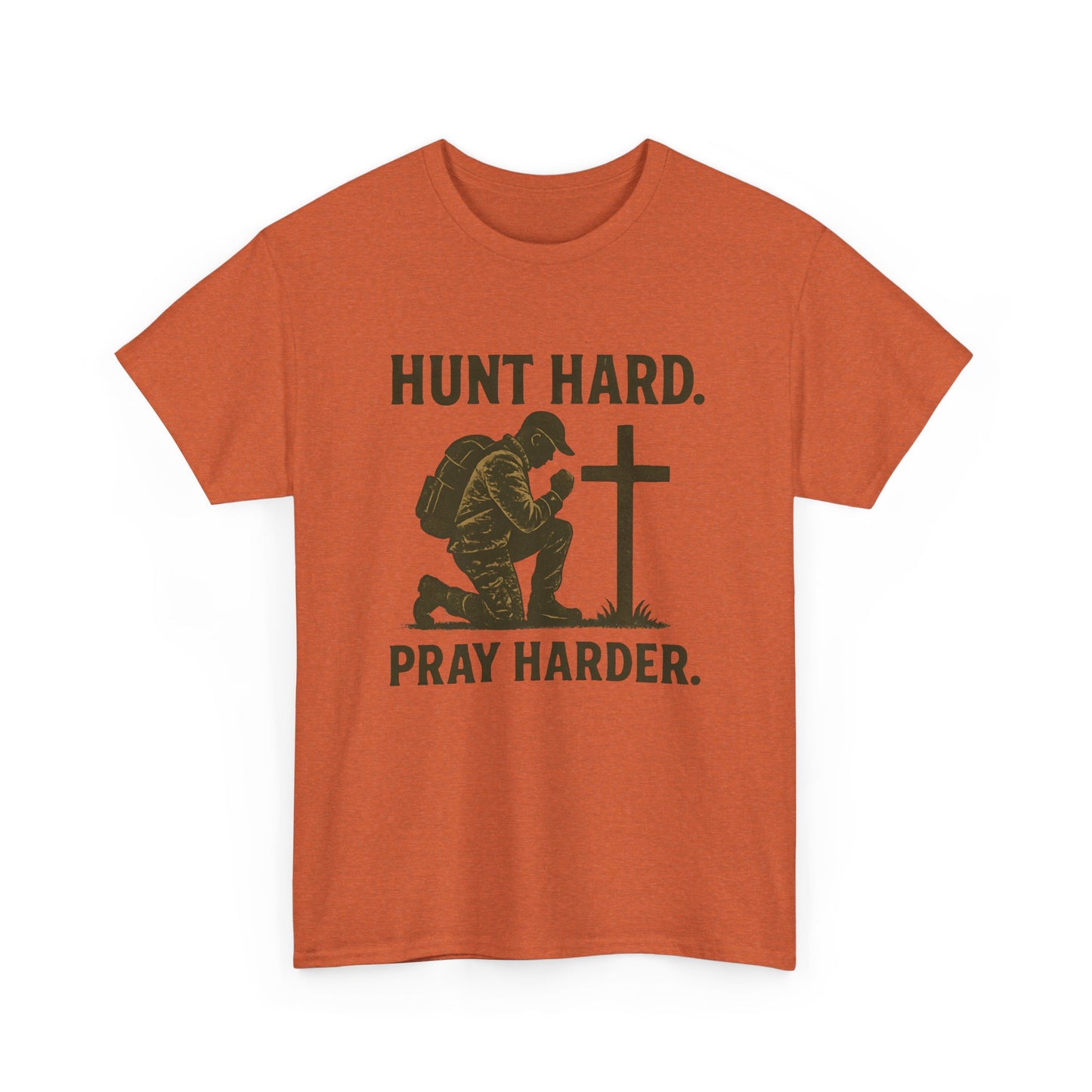 Hunting Inspirational Tee, Unisex Heavy Cotton Shirt, Gift for Hunters, Outdoor Apparel, Motivational T-Shirt