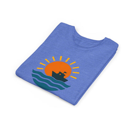 Youth Short Sleeve Tee - I'm Just Here to Rock It, Fun Summer Shirt, Kid's Beach Tee, Gift for Young Explorers, Adventure Outfit