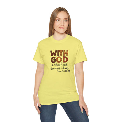 Christian Inspirational Tee, Faith Shirt, Bible Verse T-Shirt, Motivational Cotton Top, Gift for Believers, Unisex Casual Wear