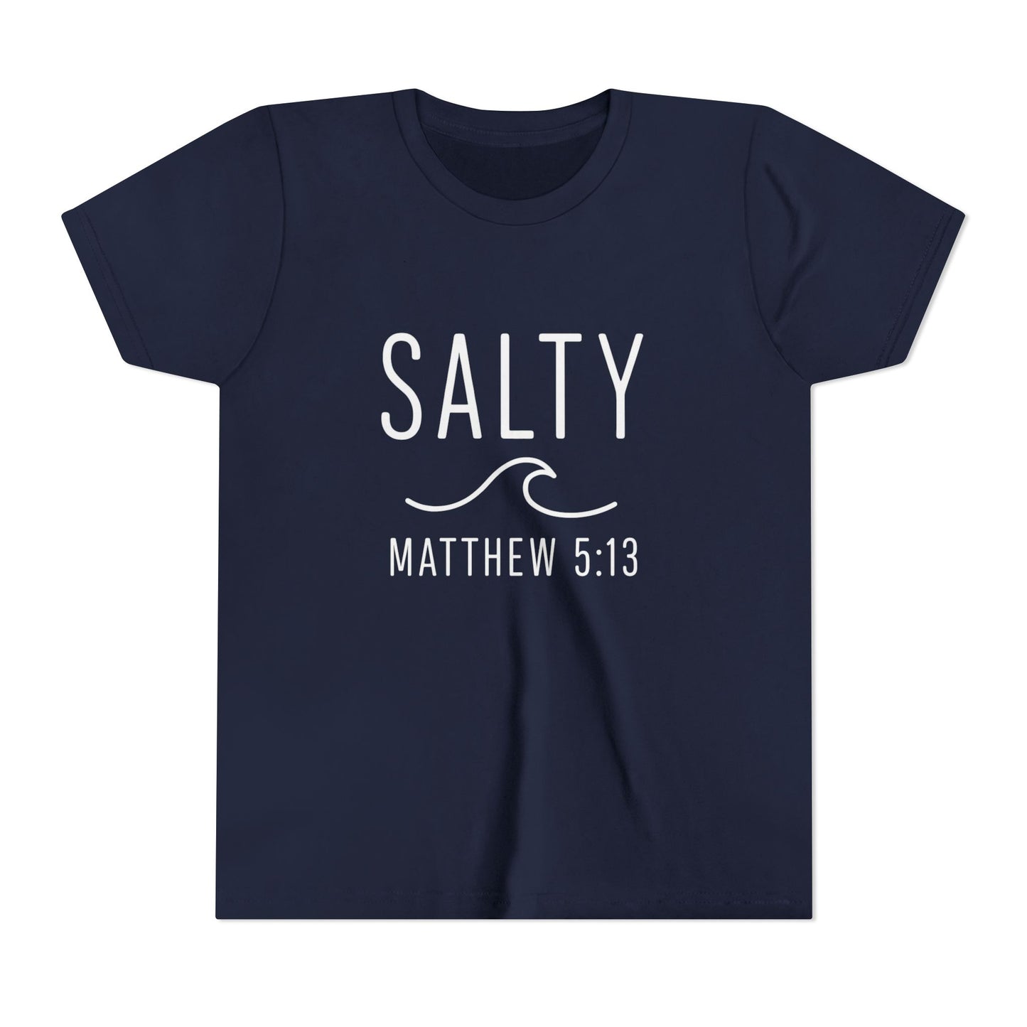 Salty Youth Tee - Spiritual, Fun, Summer Vibe, Perfect for Beach Days, Gifts, and Faith Celebrations