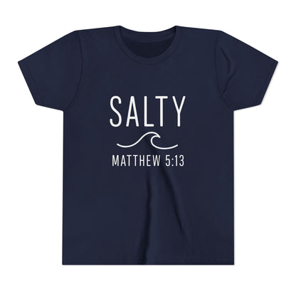 Salty Youth Tee - Spiritual, Fun, Summer Vibe, Perfect for Beach Days, Gifts, and Faith Celebrations