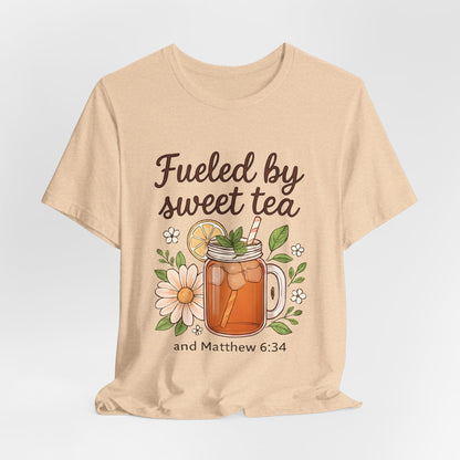 Sweet Tea Inspired Unisex Tee | Perfect for Summer Gatherings, Gifts for Tea Lovers, Relaxed Style, Casual Wear, Bible Verse Shirt