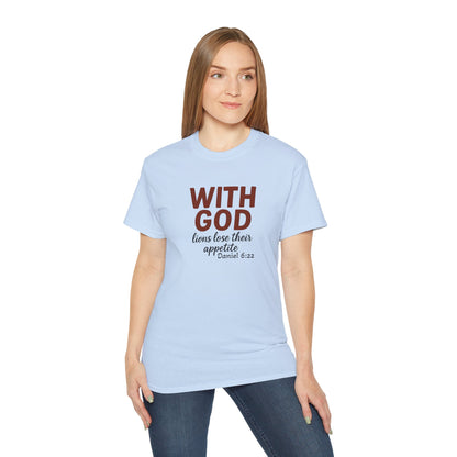 Faith-Inspired Unisex T-Shirt | Inspiring Apparel for Spiritual Growth, Christian Gifts, Inspirational Quotes, Bible Verses, Casual Wear