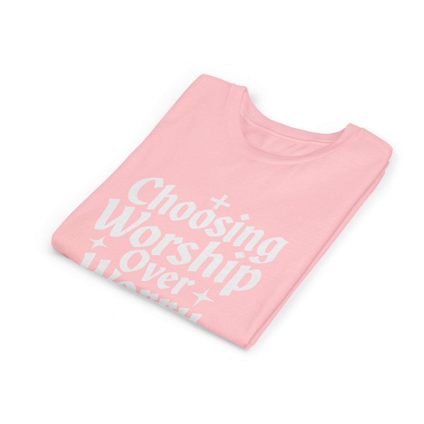 Youth Inspirational Tee - Choosing Worship Over Worry, Motivational Youth Shirt, Christian Apparel, Faith-Based Gift for Kids, [...]