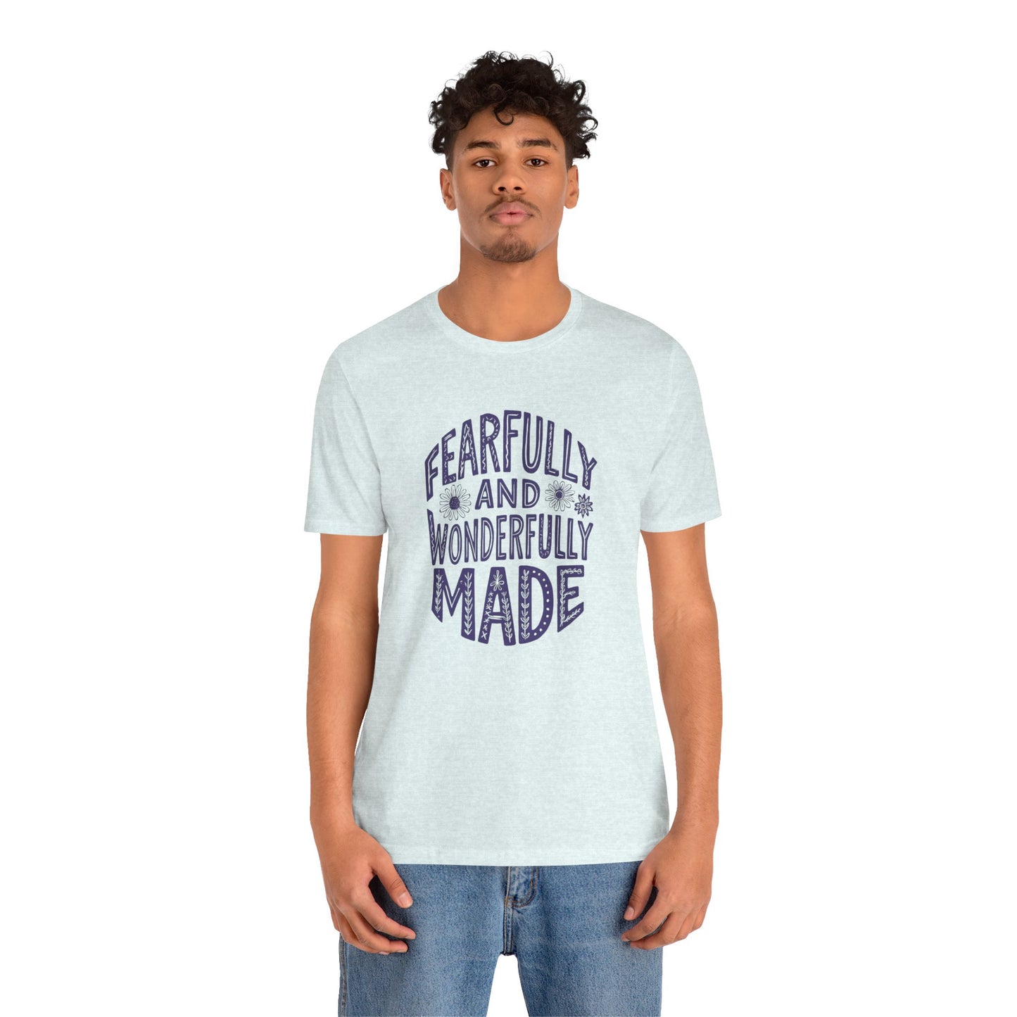 Fearfully and Wonderfully Made T-Shirt | Unisex Inspirational Tee, Faith-Based Apparel, Gift for Encouragement, Everyday Wear, [...]