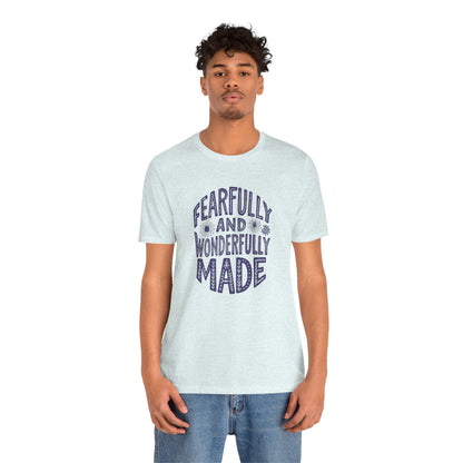 Fearfully and Wonderfully Made T-Shirt | Unisex Inspirational Tee, Faith-Based Apparel, Gift for Encouragement, Everyday Wear, [...]