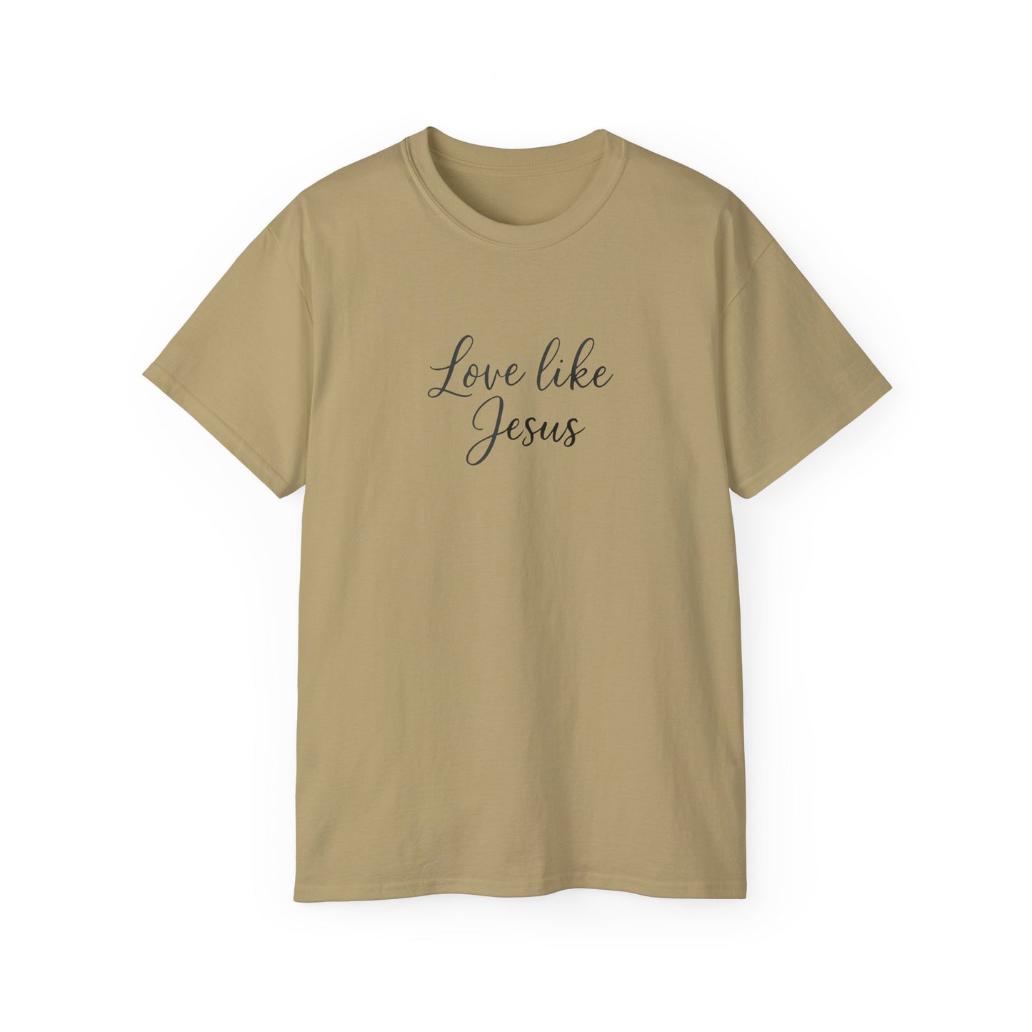 Unisex Ultra Cotton Tee - Love Like Jesus Shirt, Faith-Based T-Shirt, Inspirational Gift, Christian Apparel, Cozy Everyday Wear