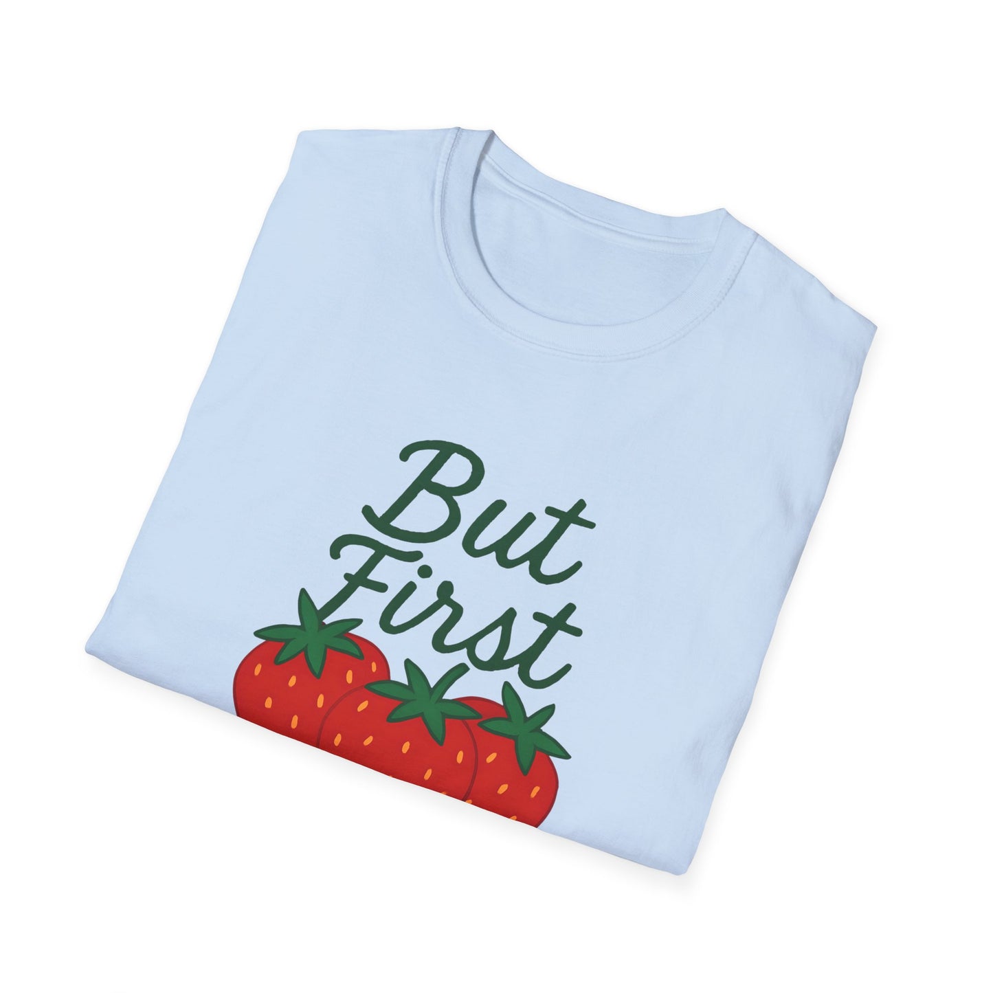 Strawberry Prayer Unisex T-Shirt, Comfortable Tee, Gift for Faith, Casual Wear, Summer Outfit, Church Event Shirt