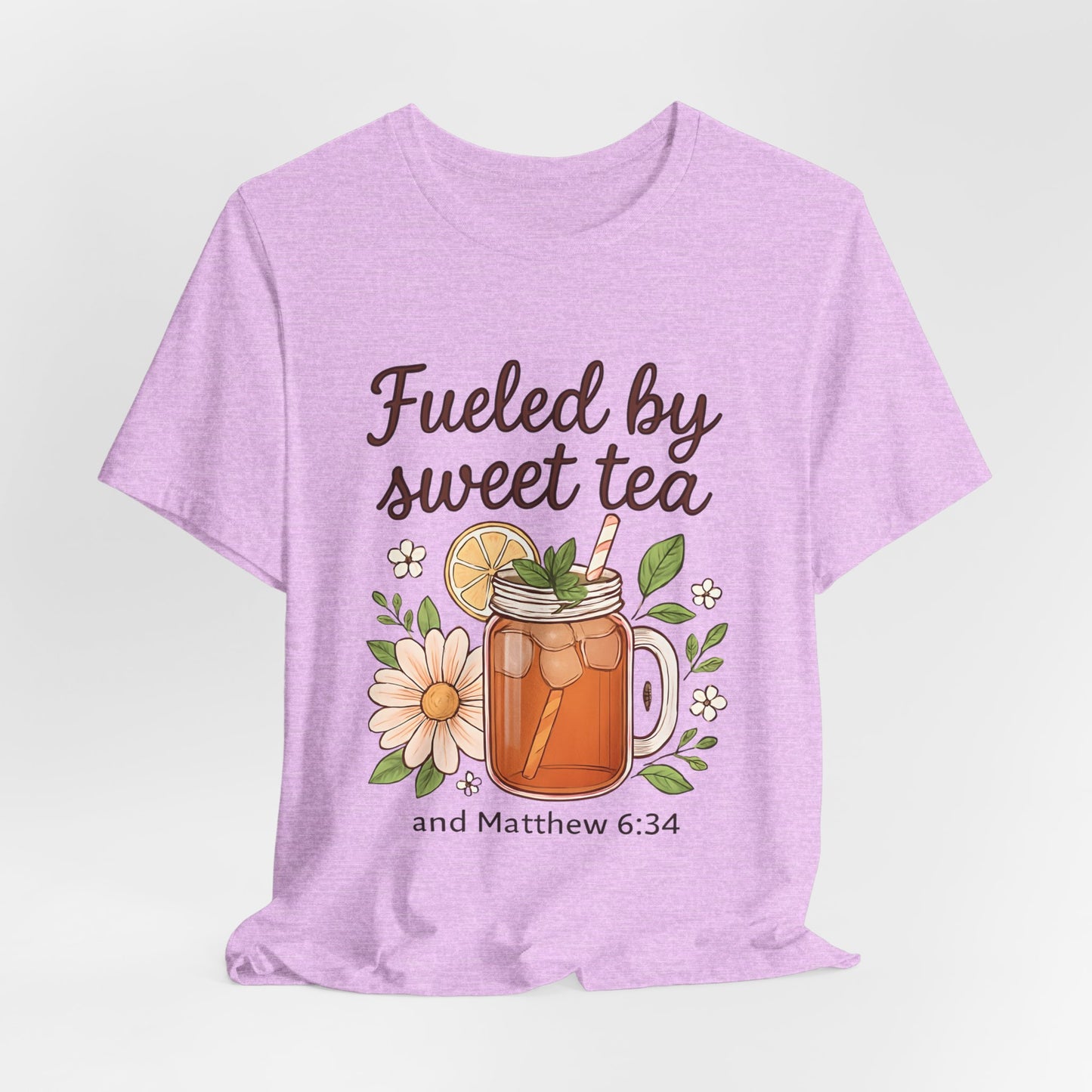 Sweet Tea Inspired Unisex Tee | Perfect for Summer Gatherings, Gifts for Tea Lovers, Relaxed Style, Casual Wear, Bible Verse Shirt