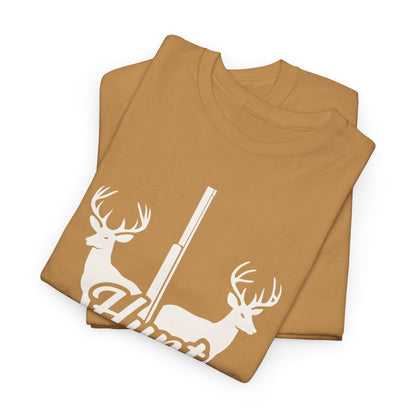 Unisex Heavy Cotton Tee - Hunt Design, Perfect for Outdoors Lovers, Hunting Season, Casual Wear, Gift for Hunters