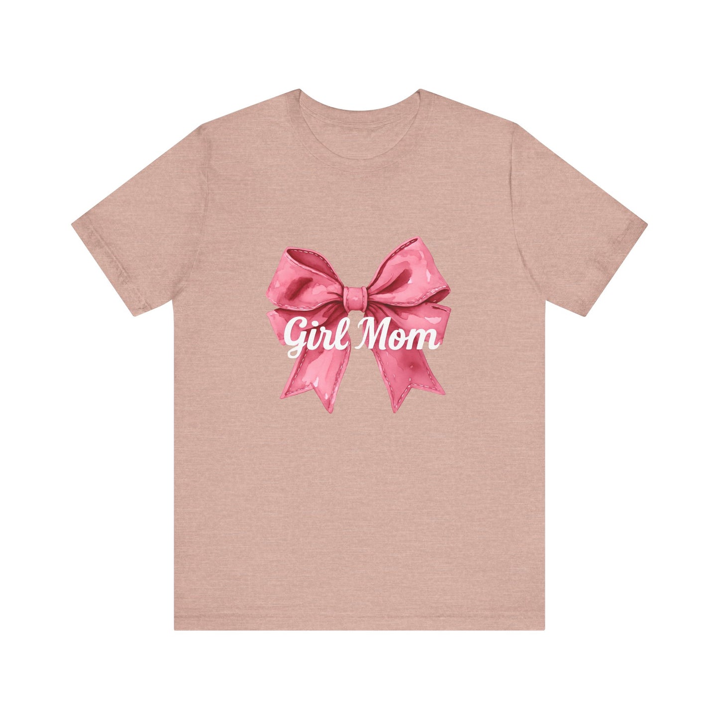 Cute Girl Mom T-Shirt | Unisex Jersey Tee for Moms, Mother's Day Gift, Family Matching Outfits, Birthday Present, Gift for Her