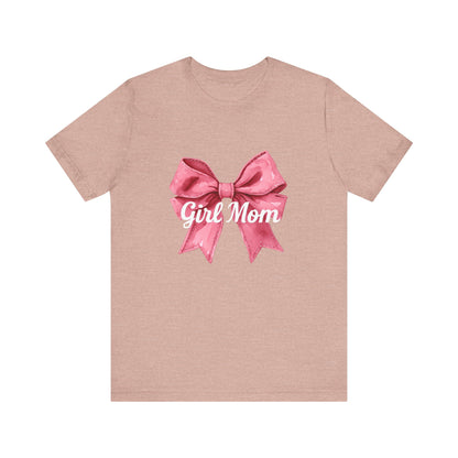 Cute Girl Mom T-Shirt | Unisex Jersey Tee for Moms, Mother's Day Gift, Family Matching Outfits, Birthday Present, Gift for Her
