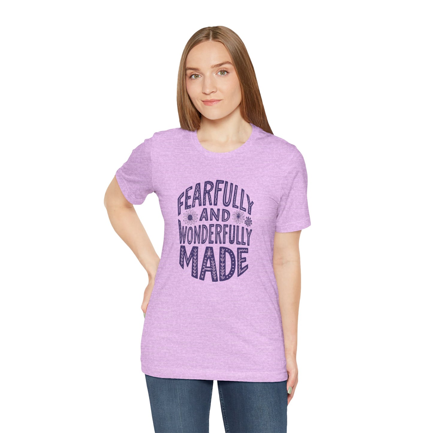 Fearfully and Wonderfully Made T-Shirt | Unisex Inspirational Tee, Faith-Based Apparel, Gift for Encouragement, Everyday Wear, [...]
