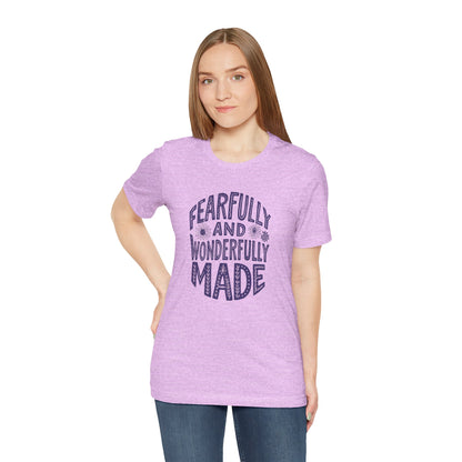 Fearfully and Wonderfully Made T-Shirt | Unisex Inspirational Tee, Faith-Based Apparel, Gift for Encouragement, Everyday Wear, [...]