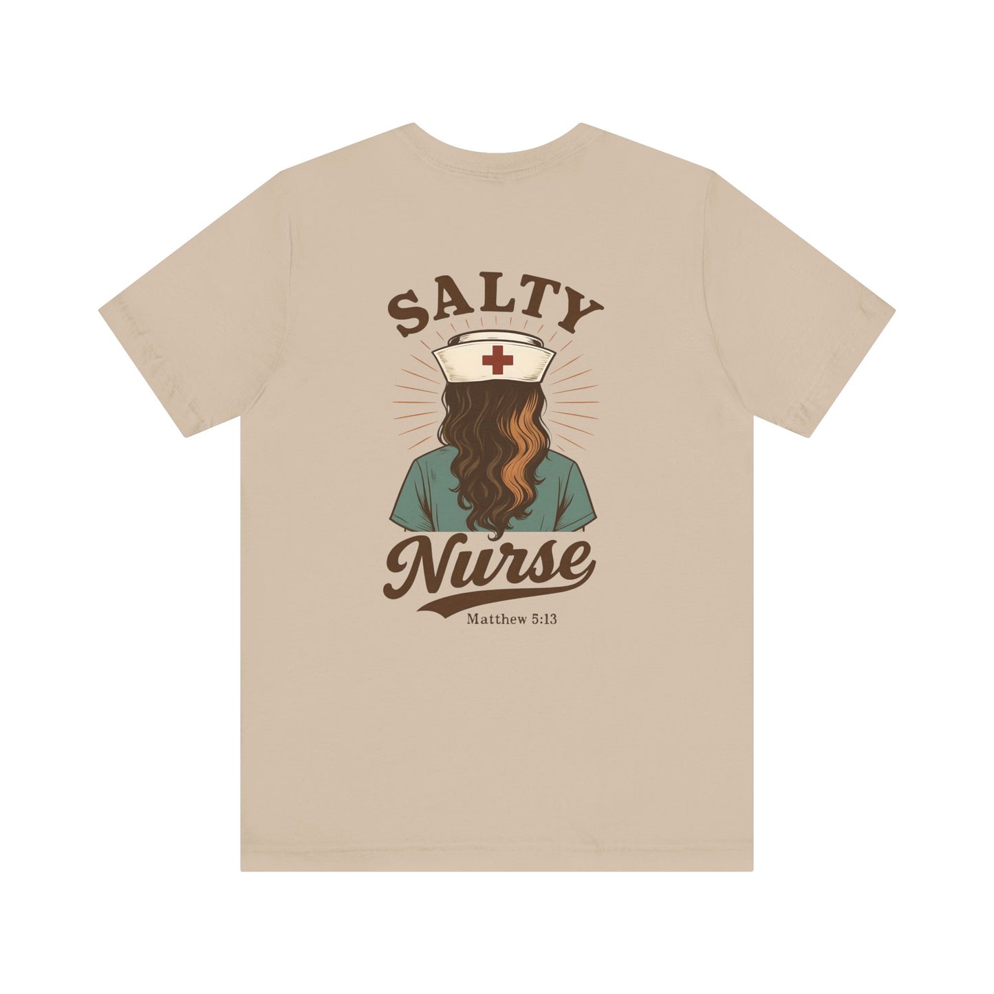 Salty Nurse Unisex Tee | Funny Nurse Shirt, Medical Apparel, Nurse Gift, Appreciation Gift, Healthcare Humor Tee